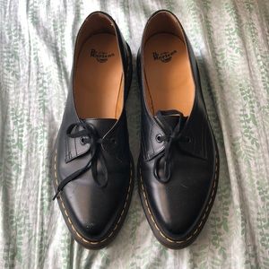 Never been worn, black Dr. Marten dress shoes